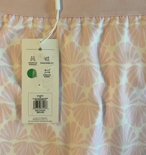 Lady Hagen Side Pleat Pink Seashell Skort NWT Size Medium