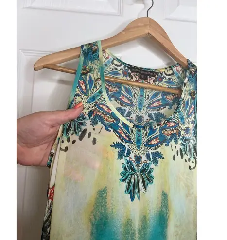 Mushka Sienna Rose Anthropologie Women's Multicolored Blouse Tank Top Size PS