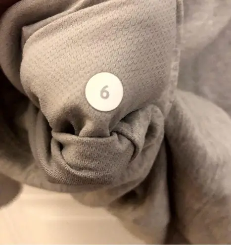 Lululemon  Split Hoodie Heathered Light Grey Sz 6