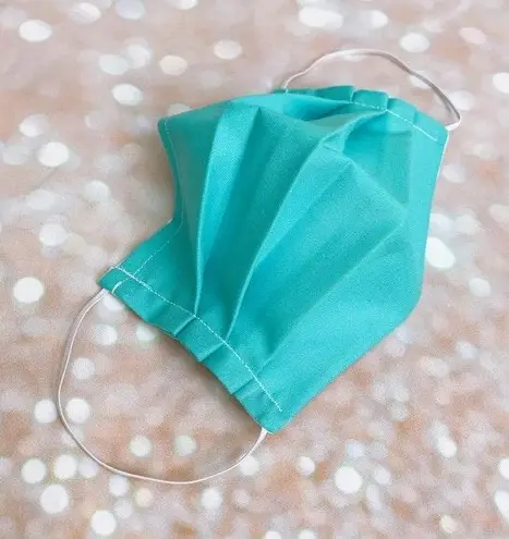 Turquoise Tiffany Blue Face Mask Premium Cotton Face Mask