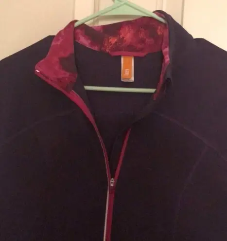 Lucy Windbreaker Zip Up Purple/Pink Size S