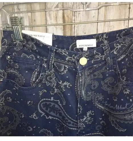 We Wore What NWT  The Icon Night Sky Paisley Straight Leg Jeans