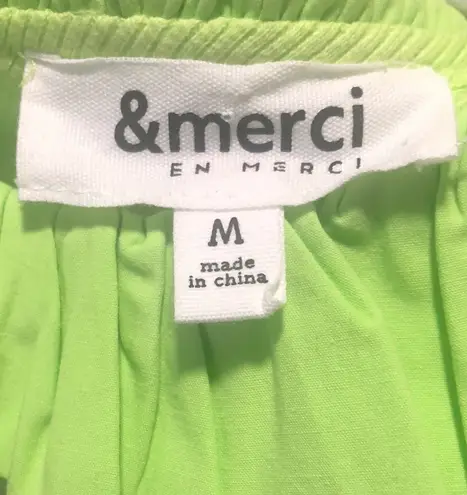 &merci & Merci Layered Ruffle Neck Knit Top. Size M