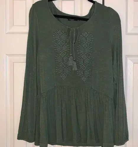 Max jeans Olive Green Top