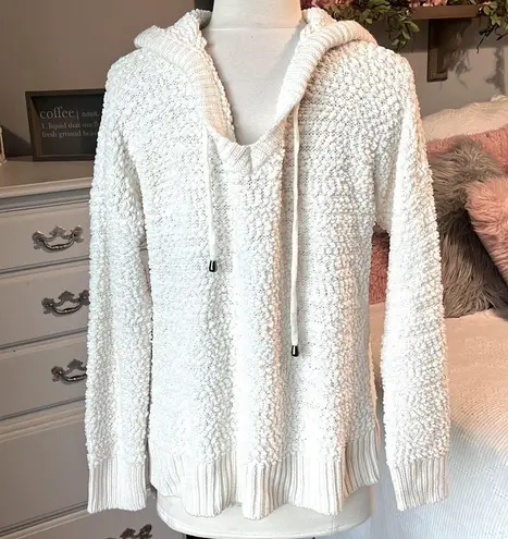 The Comfy Chunky Vanilla Pullover Sweater Oversized Small Popcorn Hoodie Women Small