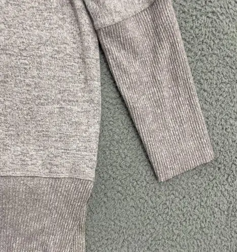 Chance or Fate Hoodie Women M Lavender Oversized Lace Up Front Drop shoulder