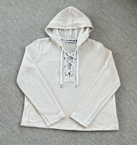 The Laundry Room Cream Lace-Up Sweatshirt