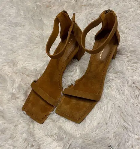 Modern Citizen Brown Ankle Strap Heels size 10