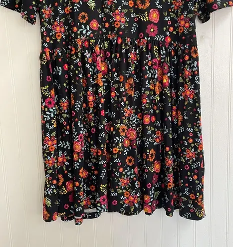 Agnes & Dora Kahlo Mini Dress Baby Suede in Wildwood Flower Size M (8/10) NWT