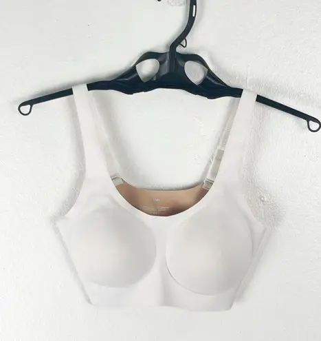 KNIX White Luxelift Seamless Padded Pullover Bra, Size Small