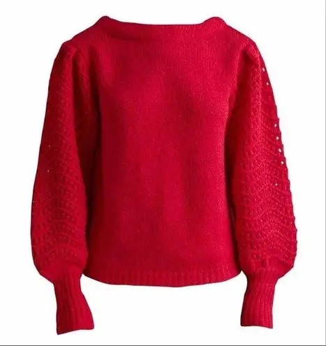 Merlette Somerset Puff Sleeve Sweater Size Small