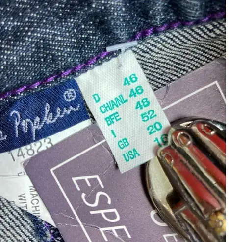 Ulla Popken UP Jeans Womens Plus US 16 Straight Leg Casual Denim Pant