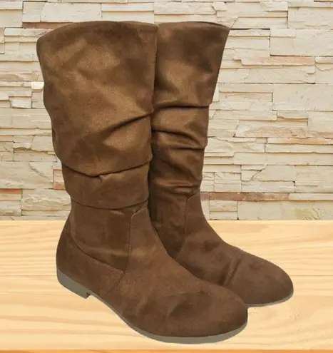 ZOE & ZAC Sz 6 Brown Midi Boots