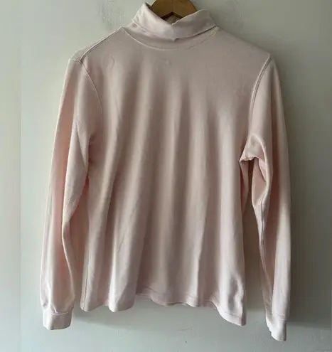 L.L. Bean Light Pink Turtleneck Long Sleeve