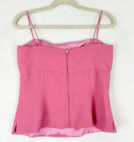 Vintage Coquette Bustier Top Size Small Pink Babydoll Bow Bratz Festival