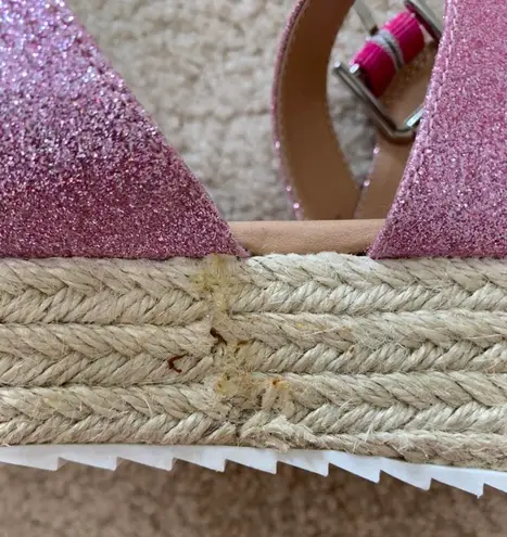 Head over heels by dune flat form sandals Purple Size 7.5