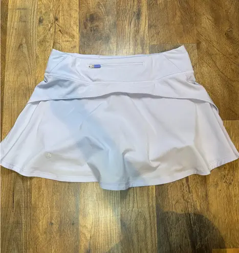 NWOT Lululemon Play Off The Pleats Skirt Sz 4 White