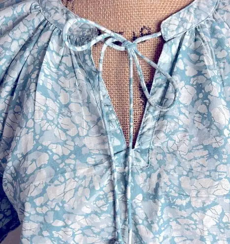 House of Harlow 1960 top maritime seafoam print Size L NWT