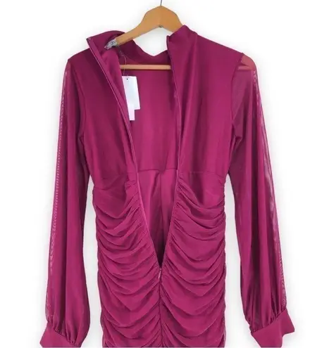 Love by Design NWT - LOVE X DESIGN - Berry Long Sleeve Dress - S