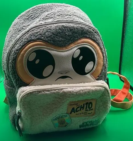 A Bioworld Star Wars The Last Jedi PORG Sherba Rare HTF Mini Backpack Orange