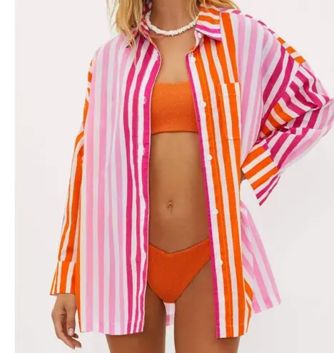 Beach Riot ALEXA TOP SUNSET STRIPES Size Small/Medium