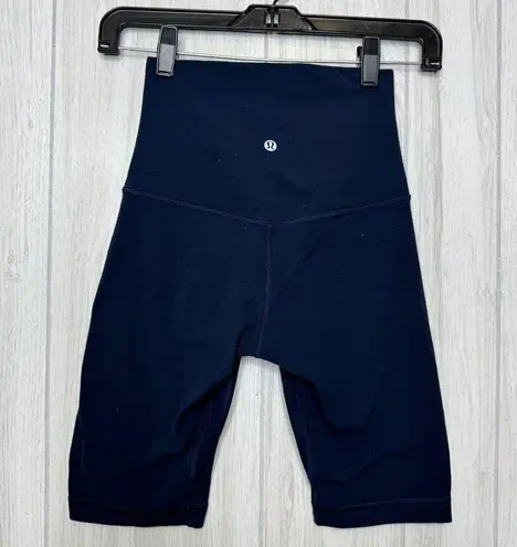 Lululemon  Align Super High Rise Biker Short *10" True Navy size 4 W7BHUS