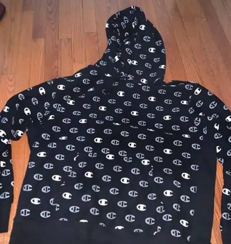 Champion Reverse Weave Hoodie Logo All Over 2xl