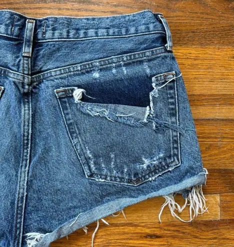 AGOLDE  Parker Cut Off Shorts In Rock Steady Size 29