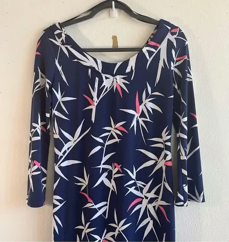 Tori Richard Honolulu Dress Floral 3/4 Sleeve Short Jacquelyn Dress Sz XS EUC