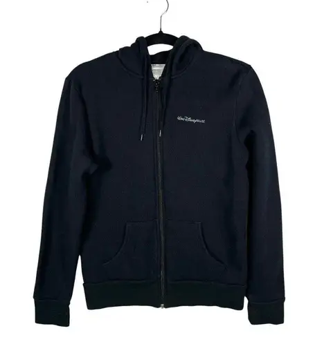 Disney Walt  World Authentic Parks Full Zip Hooded Sweatshirt Size Medium Sparkly - Image 2