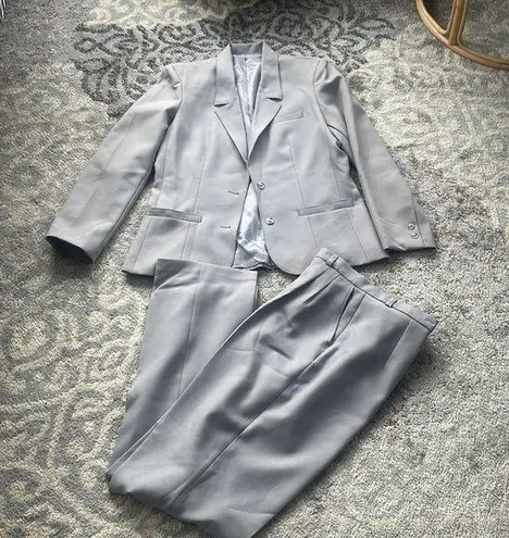 Sears Blazers That Fit Vintage Two Piece Suit Gray 16