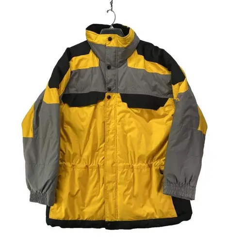 Polar Edge Gold Series Ski Jacket Hooded Full Zip Yellow & Black Men's Size XXL