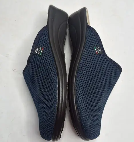 Fly Flot Mesh Navy Sandals Anti Shock Slip On Leather Shoes S