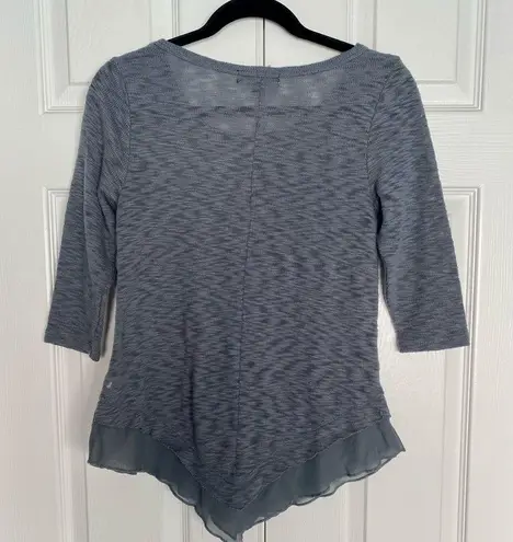 Absolutely Famous Gray 3/4 Sweater