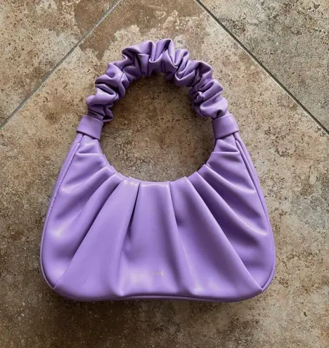 JW Pei Gabbi Ruched Hobo Handbag in Purple