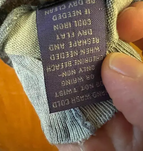 Vivienne Tam Oversized Abstract Sweater Tunic Dress Large Collar Blue Gray Large