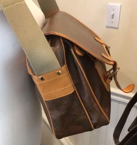 ETRO Red Paisley Tote Messenger Computer Bag Crossbody Bag Rare