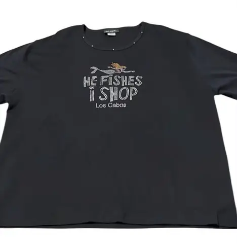 Get Lucky size 3xl short sleeve black T