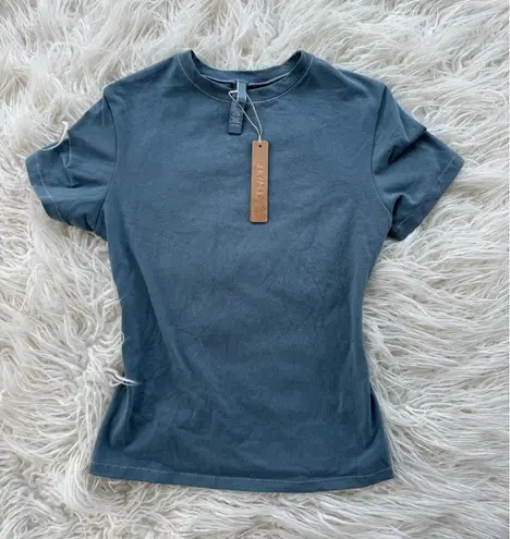 SKIMS Cotton Jersey T-Shirt Kyanite Size Small