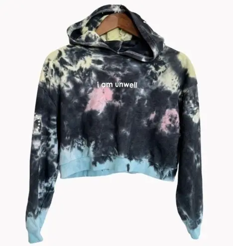 Barstool Sports  Call Her Daddy Hoodie I Am Unwell Tie Dye Cropped