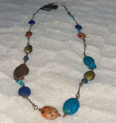 Treska Assyria Collection Necklace Blue