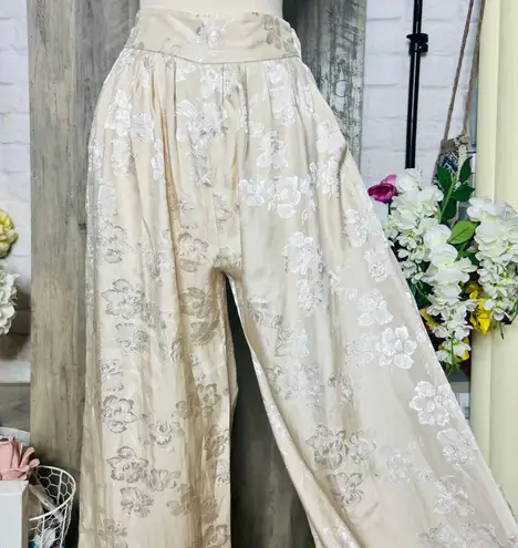 Urban Outfitters Champagne Jacquard Pants