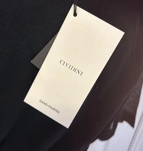 Cividini Black Hand Painted Crop Cardigan Size undefined