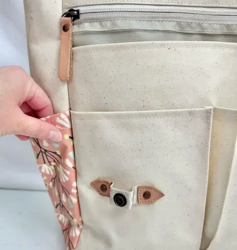 Petunia Pickle Bottom Pink Floral Pathway Backpack Diaper Bag