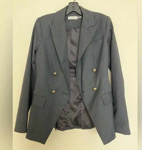 Ramy Brook NWOT Lenni Pinstripe Double-Breasted Jacket