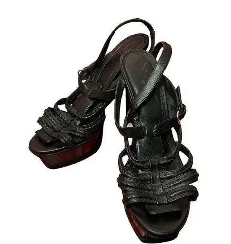 Saint Laurent Yves  Tribute Hampton Platform heels