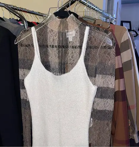 Balmain Strapped Velvet Mini Dress in Casse Blanc