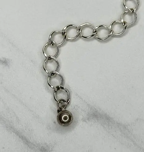 Skinny Silver Gold Chain Link Belt Large XL Two Tone ✨