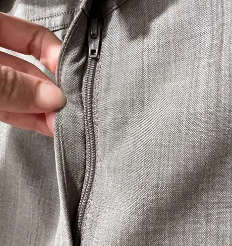 St. John High Waist Belted Tailored Workwear Academia Gray Trousers Sz 8