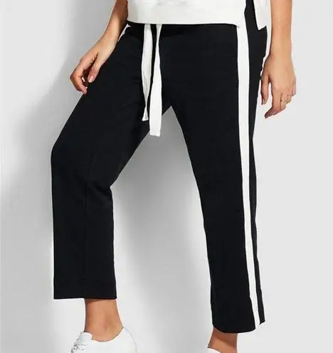Seafolly NEW Joggers Size Small Loungewear Holiday Relax Pant Cropped Black NWOT - Image 1